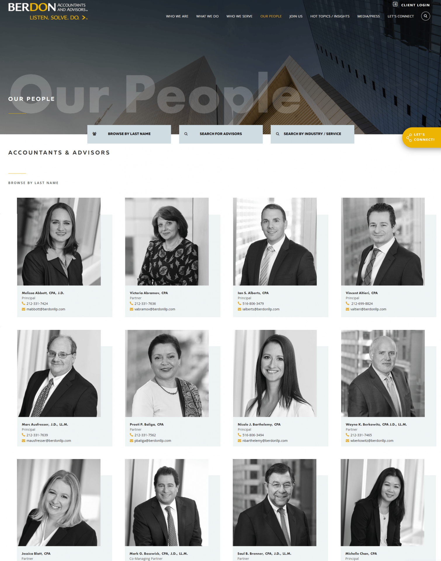 OUR PEOPLE